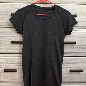 Lululemon Swiftly Tech Dark Gray Top